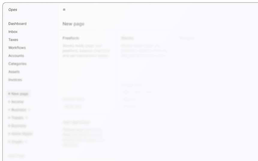 Opes financial app